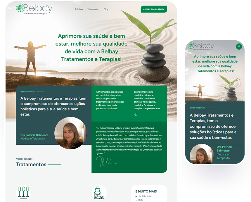 Landing page promocional - Cliente Belbay