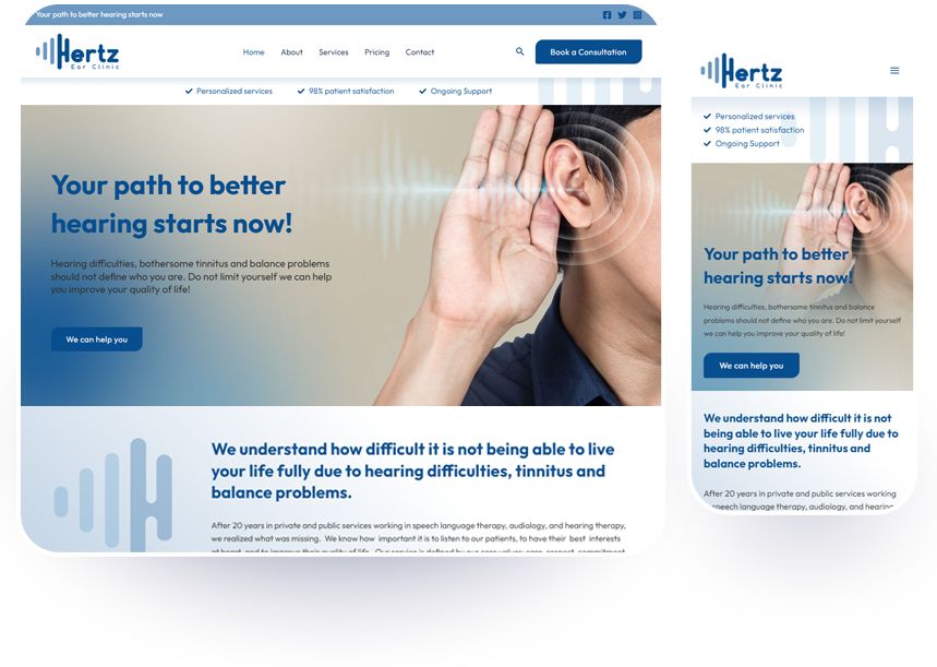 Site para empresa - Cliente Hertz