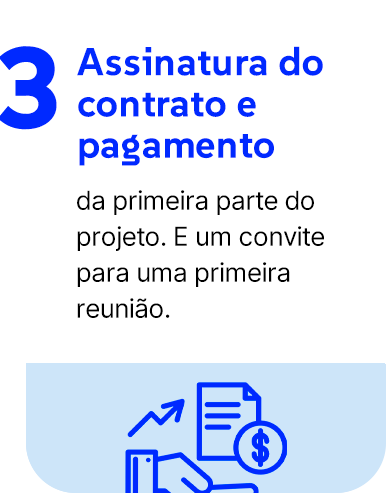 Assinatura do contrato e pagamento